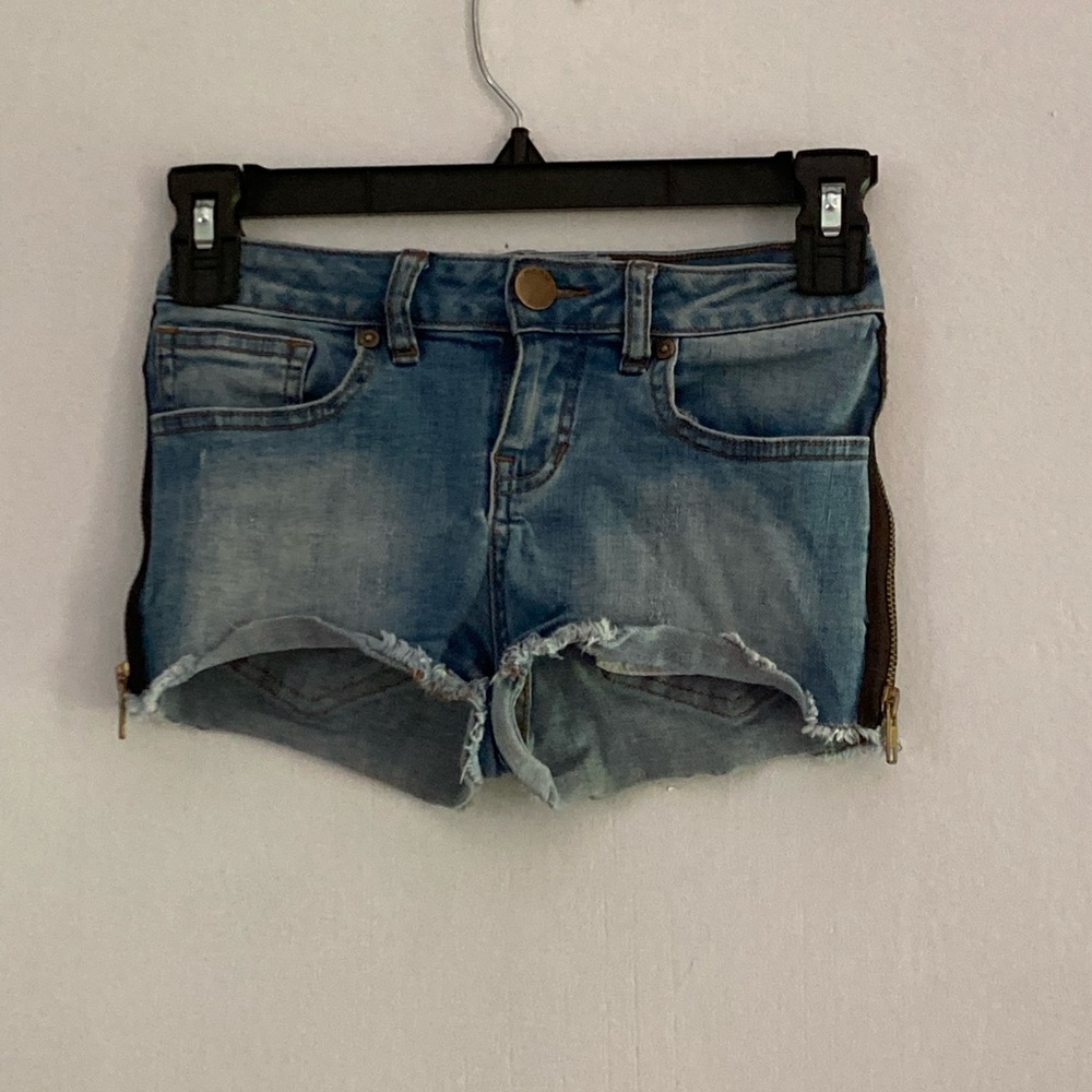 girls jean shorts